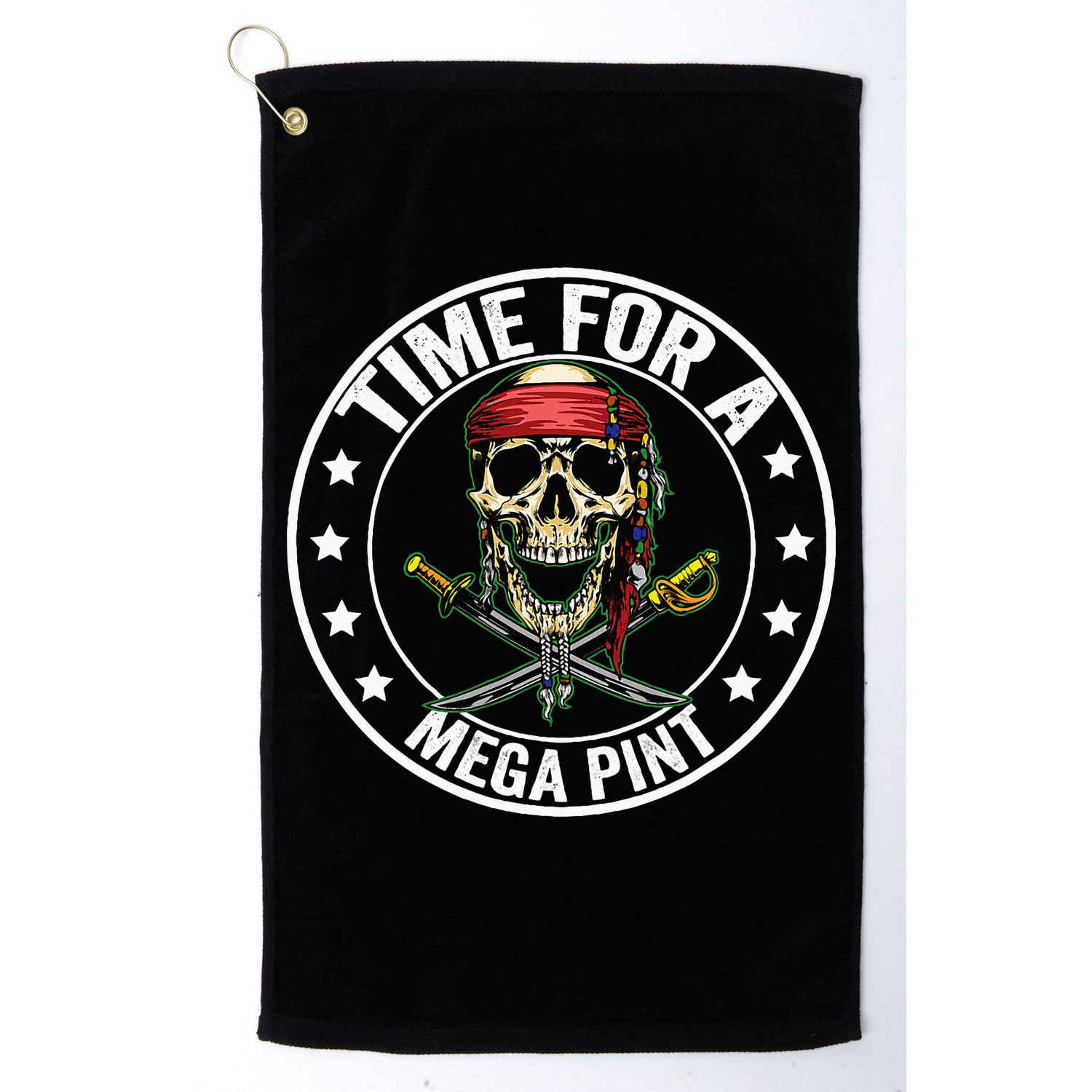 Time For A Mega Pint Golf Towel