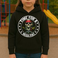 Time For A Mega Pint Kids Hoodie
