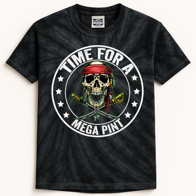 Time For A Mega Pint Kids Tie-Dye T-Shirt