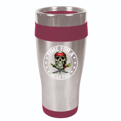 Time For A Mega Pint 16oz Travel Tumbler