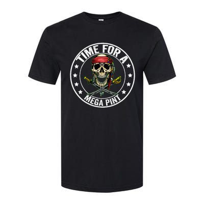 Time For A Mega Pint Softstyle® CVC T-Shirt