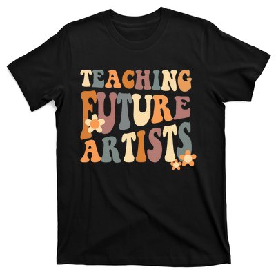 Teaching Future Artists Retro Teacher Students Women T-Shirt