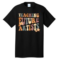 Teaching Future Artists Retro Teacher Students Women Tall T-Shirt