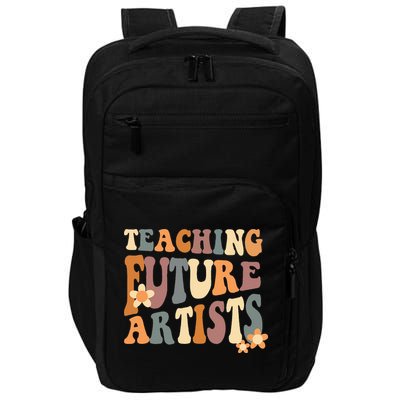 Teaching Future Artists Retro Teacher Students Women Impact Tech Backpack