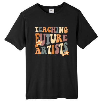 Teaching Future Artists Retro Teacher Students Women Tall Fusion ChromaSoft Performance T-Shirt