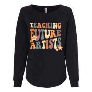 Teaching Future Artists Retro Teacher Students Women Womens California Wash Sweatshirt