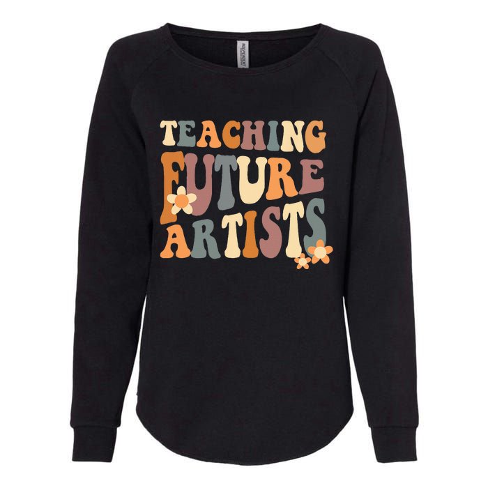 Teaching Future Artists Retro Teacher Students Women Womens California Wash Sweatshirt