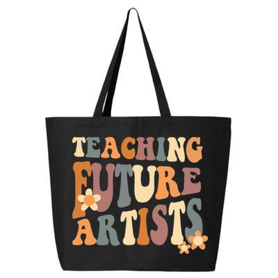 Teaching Future Artists Retro Teacher Students Women 25L Jumbo Tote