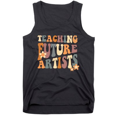 Teaching Future Artists Retro Teacher Students Women Tank Top