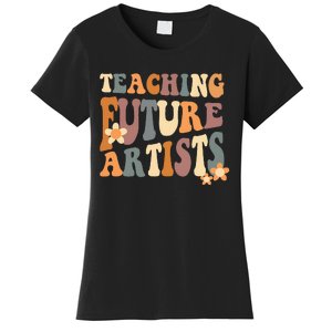 Teaching Future Artists Retro Teacher Students Women Women's T-Shirt