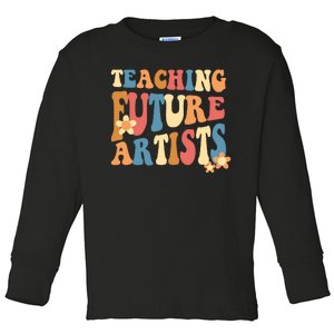 Teaching Future Artists Women Toddler Long Sleeve Shirt