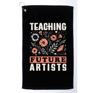 Teaching Future Artists Design For Art Teachers And Lovers Platinum Collection Golf Towel