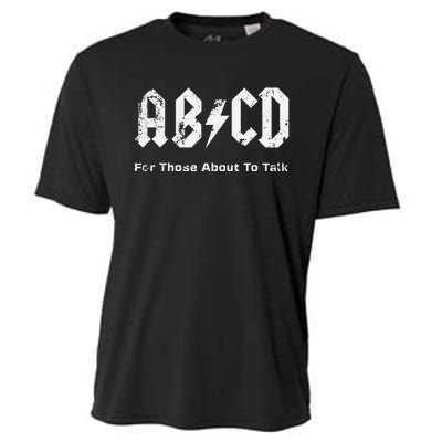 Teachers Funny Abcd About To Talk Vintage Style Cooling Performance Crew T-Shirt