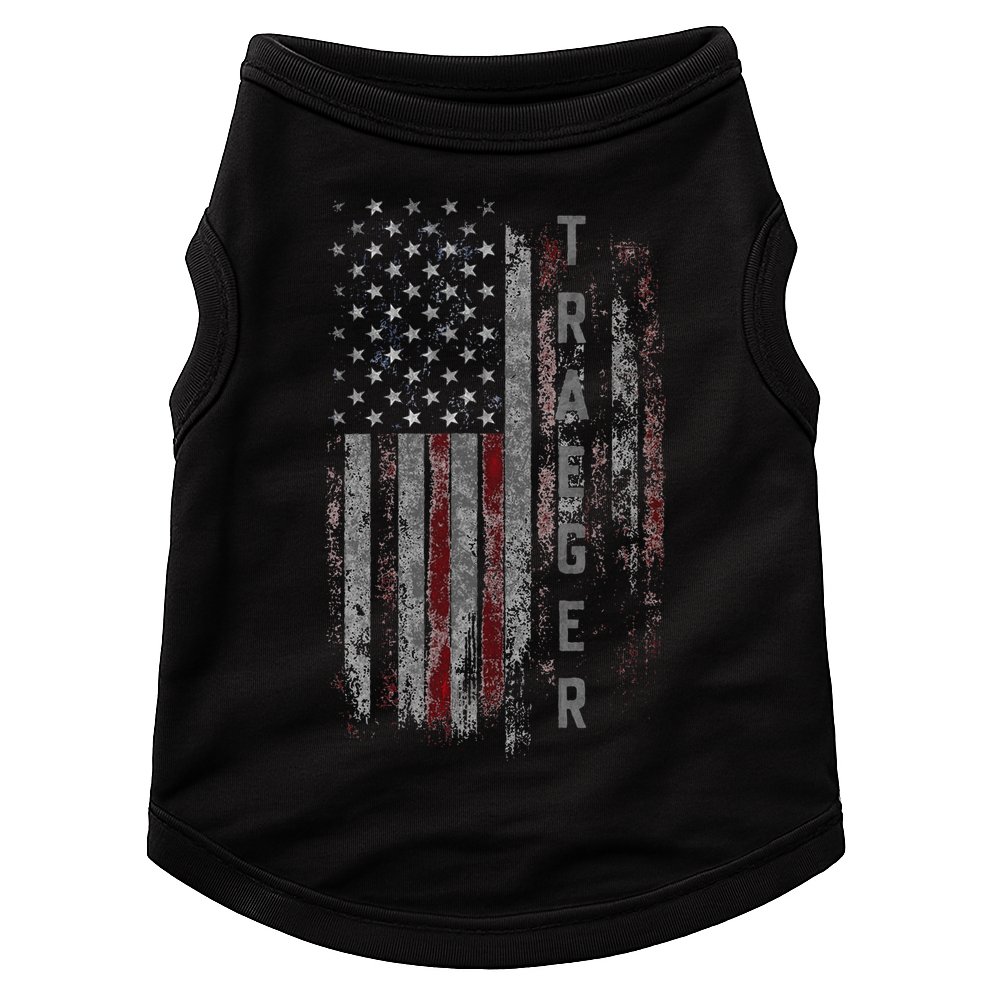 Traeger Family American Flag Doggie Tank
