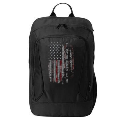 Traeger Family American Flag City Backpack