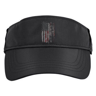 Traeger Family American Flag Adult Drive Performance Visor