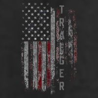 Traeger Family American Flag Adult Drive Performance Visor