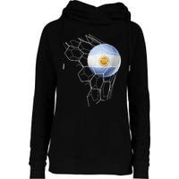 Team Fan Argentine Flag Patriotic Argentina Soccer Womens Funnel Neck Pullover Hood