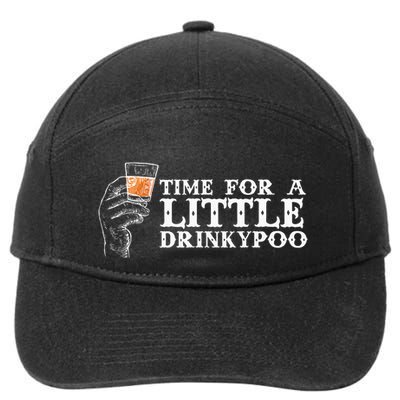 Time For A Little Drinkypoo Drink Drinking Drinks Funny 7-Panel Snapback Hat