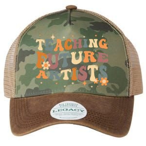 Teaching Future Artists Retro Teacher Students Legacy Tie Dye Trucker Hat