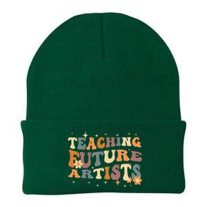 Teaching Future Artists Retro Teacher Students Knit Cap Winter Beanie