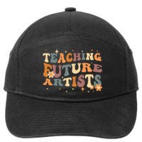 Teaching Future Artists Retro Teacher Students 7-Panel Snapback Hat