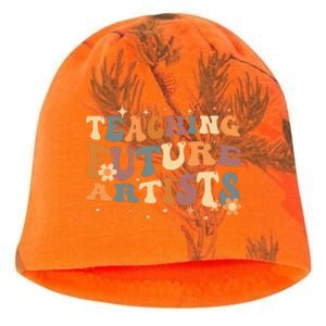 Teaching Future Artists Retro Teacher Students Kati - Camo Knit Beanie