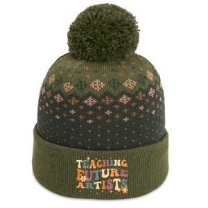 Teaching Future Artists Retro Teacher Students The Baniff Cuffed Pom Beanie