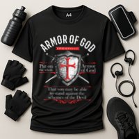 The Full Armor Of God Ephesians 617 Cooling Performance Crew T-Shirt