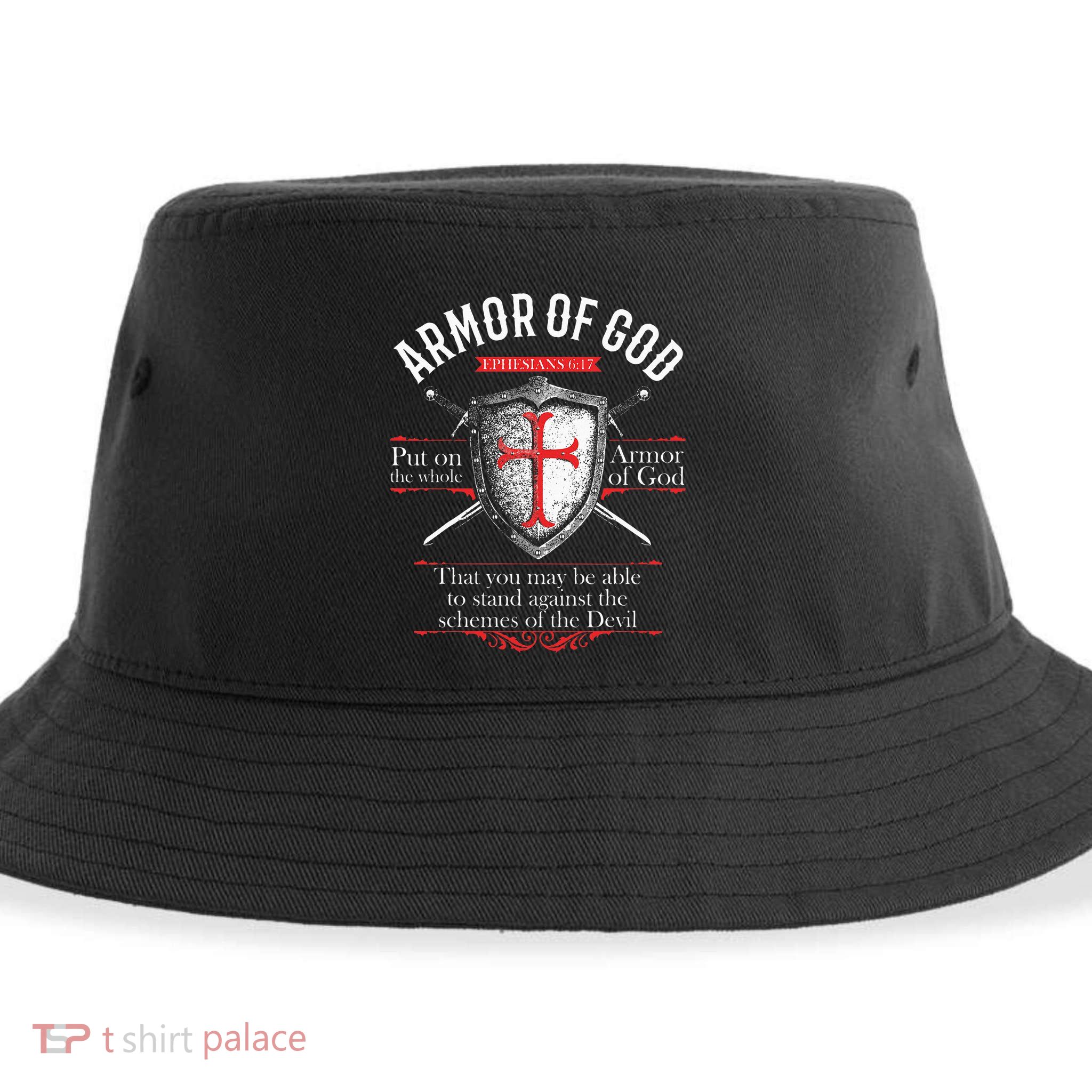 The Full Armor Of God Ephesians 617 Sustainable Bucket Hat