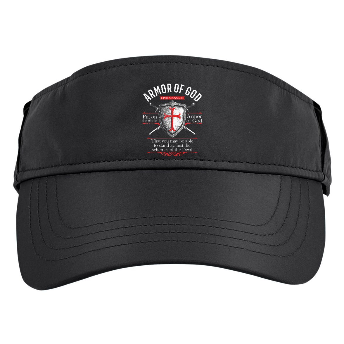 The Full Armor Of God Ephesians 617 Adult Drive Performance Visor