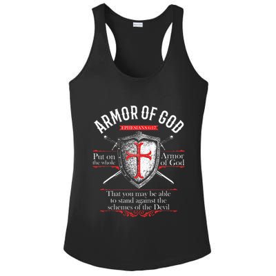 The Full Armor Of God Ephesians 617 Ladies PosiCharge Competitor Racerback Tank