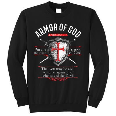 The Full Armor Of God Ephesians 617 Tall Sweatshirt