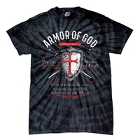 The Full Armor Of God Ephesians 617 Tie-Dye T-Shirt