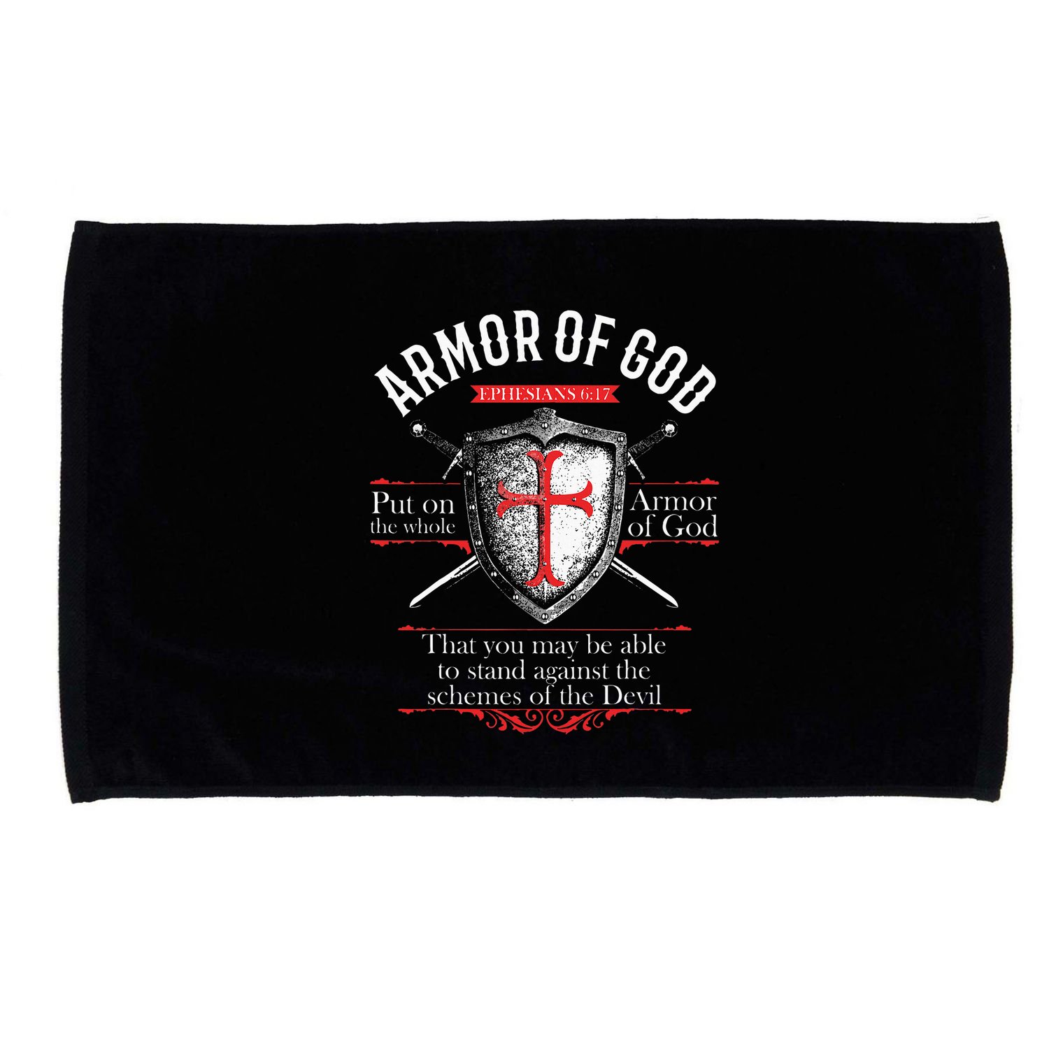The Full Armor Of God Ephesians 617 Microfiber Hand Towel