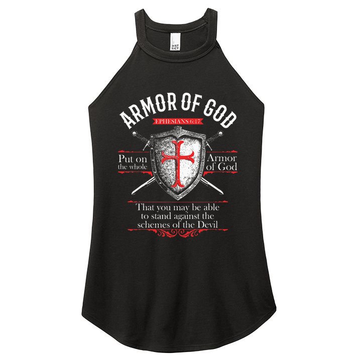 The Full Armor Of God Ephesians 617 Women's Perfect Tri Rocker Tank