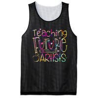 Teaching Future Artists Women Teacher Art Back To School Mesh Reversible Basketball Jersey Tank