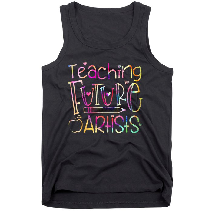 Teaching Future Artists Women Teacher Art Back To School Tank Top