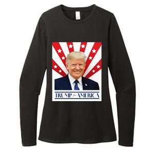 Trump For America 2024 Presidential Election Womens CVC Long Sleeve Shirt