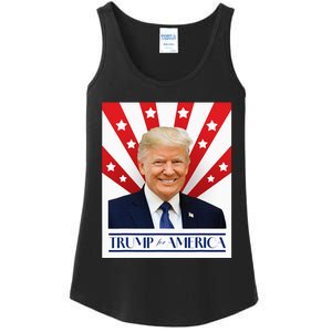 Trump For America 2024 Presidential Election Ladies Essential Tank