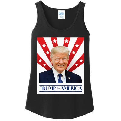 Trump For America 2024 Presidential Election Ladies Essential Tank