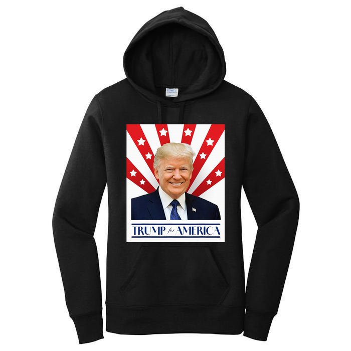 Trump For America 2024 Presidential Election Women's Pullover Hoodie