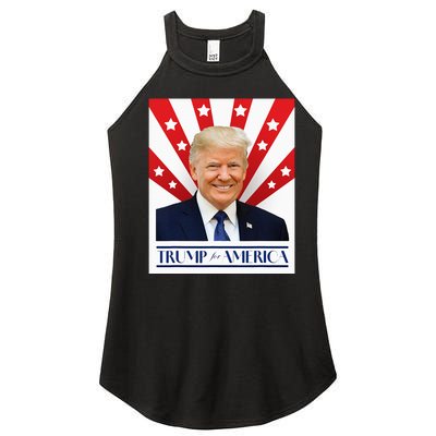 Trump For America 2024 Presidential Election Women’s Perfect Tri Rocker Tank