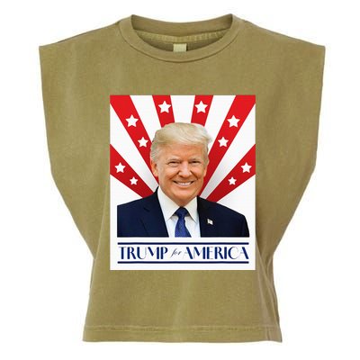 Trump For America 2024 Presidential Election Garment-Dyed Women's Muscle Tee