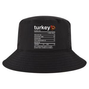 Thanksgiving Food Apparel Turkey Nutrition Fact Cool Comfort Performance Bucket Hat