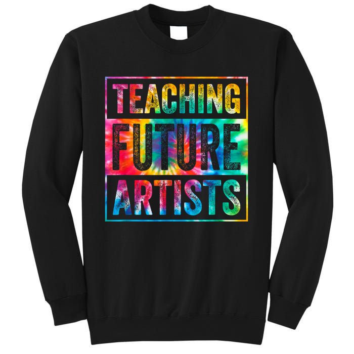 Teaching Future Artists Retro Teacher Sweatshirt