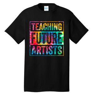 Teaching Future Artists Retro Teacher Tall T-Shirt