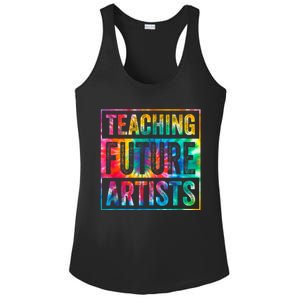 Teaching Future Artists Retro Teacher Ladies PosiCharge Competitor Racerback Tank