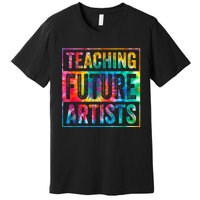 Teaching Future Artists Retro Teacher Premium T-Shirt