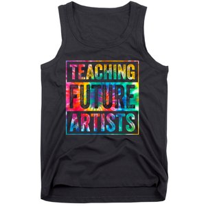 Teaching Future Artists Retro Teacher Tank Top